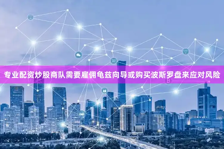 专业配资炒股商队需要雇佣龟兹向导或购买波斯罗盘来应对风险